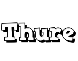 Thure snowing logo