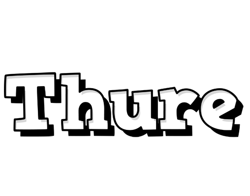Thure snowing logo