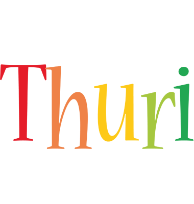Thuri birthday logo