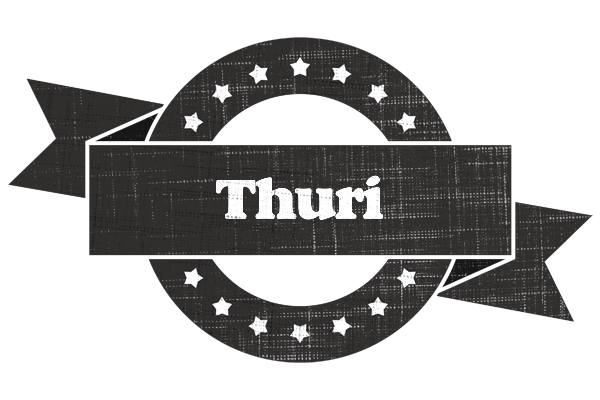 Thuri grunge logo