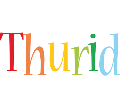 Thurid birthday logo