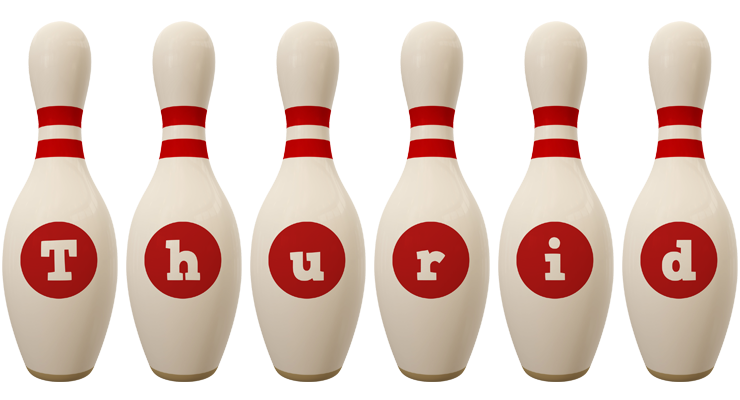 Thurid bowling-pin logo