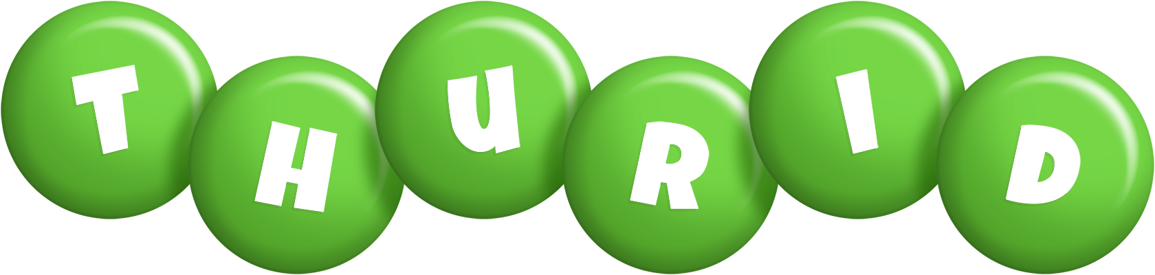 Thurid candy-green logo