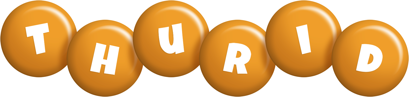 Thurid candy-orange logo