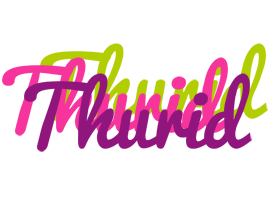 Thurid flowers logo