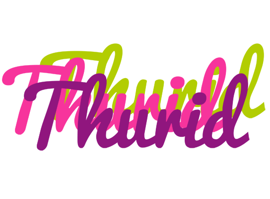 Thurid flowers logo
