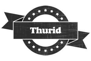 Thurid grunge logo