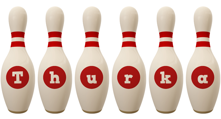 Thurka bowling-pin logo