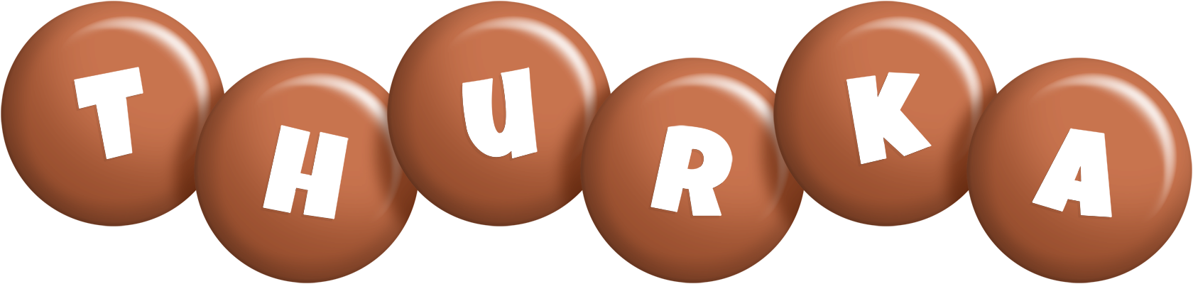 Thurka candy-brown logo