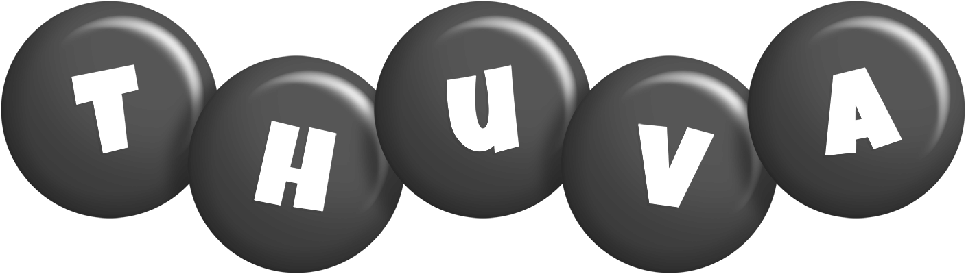 Thuva candy-black logo