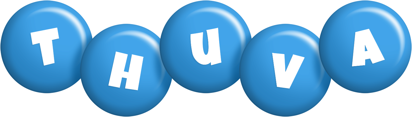 Thuva candy-blue logo