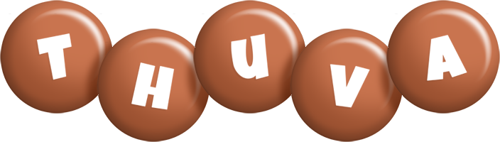 Thuva candy-brown logo