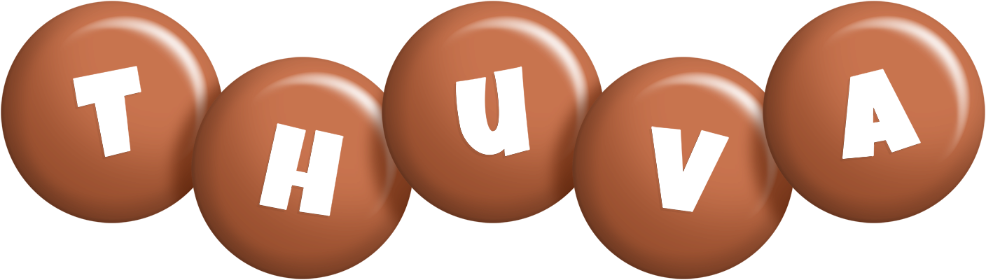 Thuva candy-brown logo