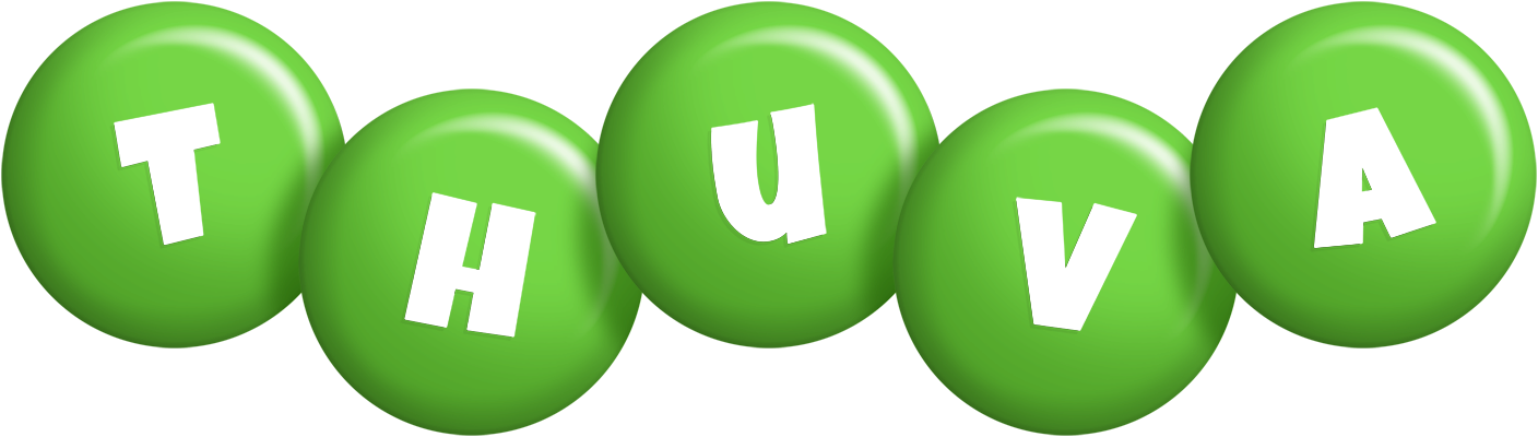 Thuva candy-green logo