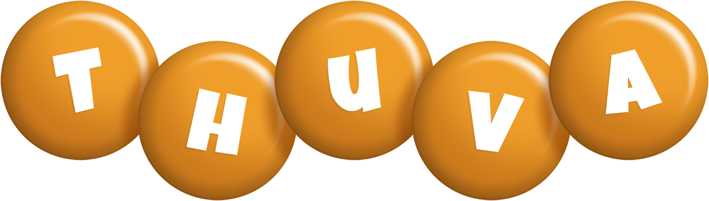 Thuva candy-orange logo