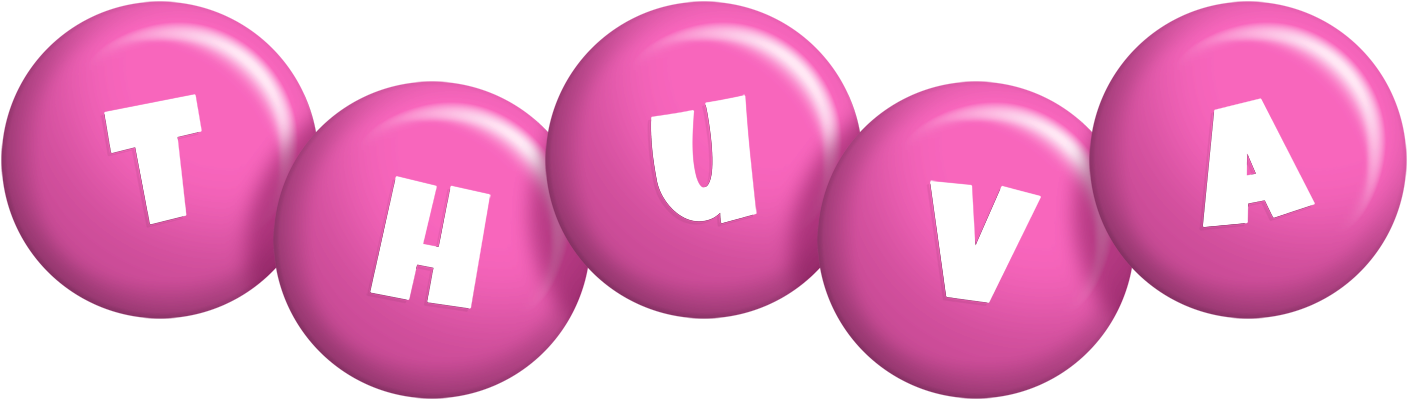 Thuva candy-pink logo