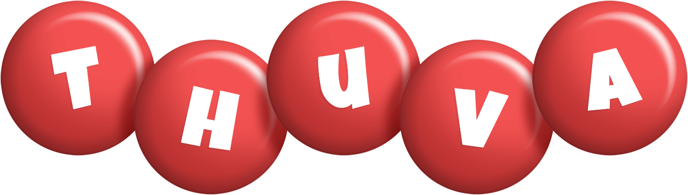 Thuva candy-red logo