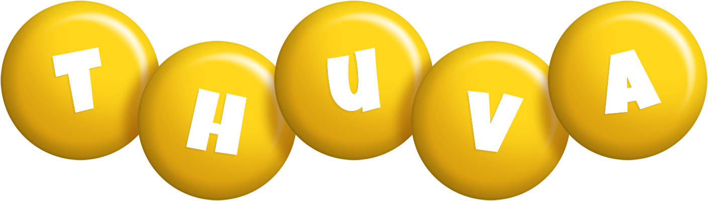 Thuva candy-yellow logo