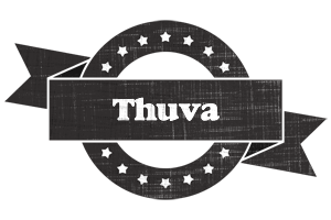 Thuva grunge logo