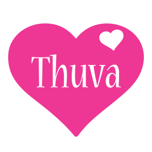 Thuva love-heart logo