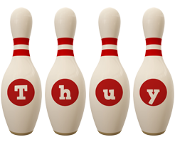 Thuy bowling-pin logo