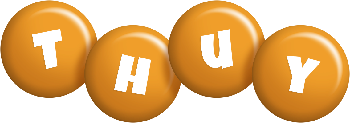 Thuy candy-orange logo