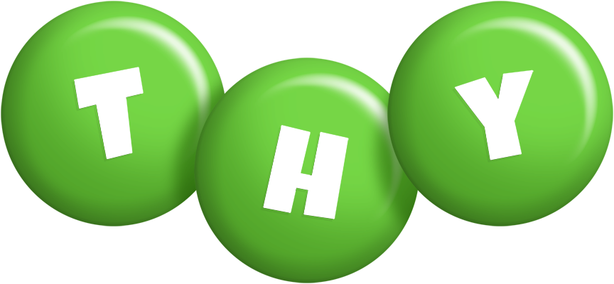 Thy candy-green logo