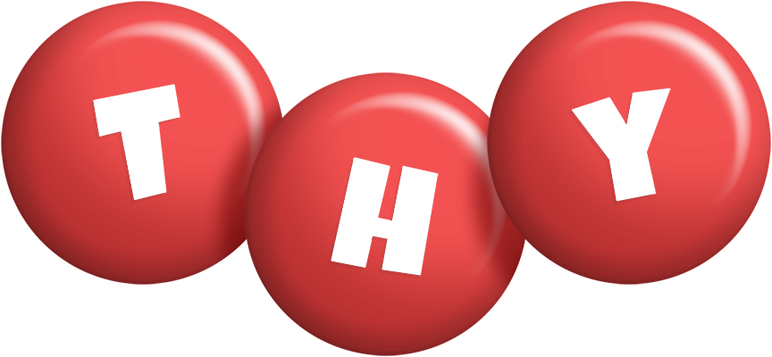 Thy candy-red logo