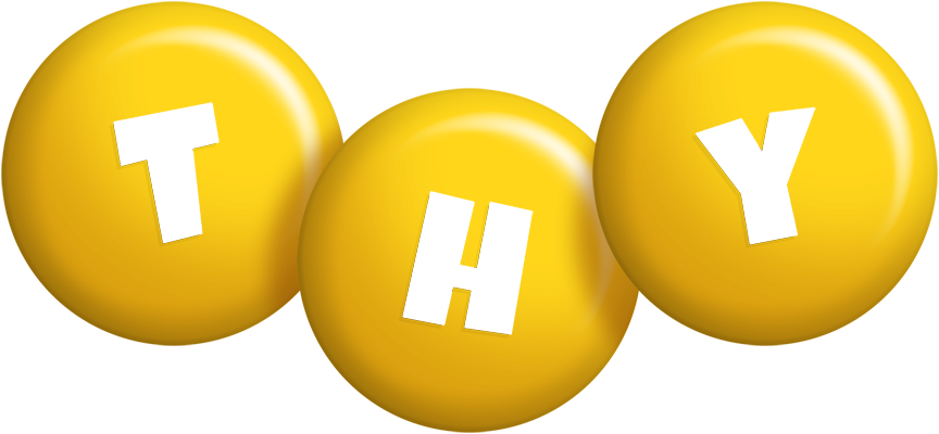 Thy candy-yellow logo