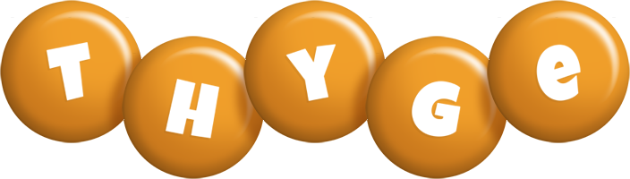 Thyge candy-orange logo