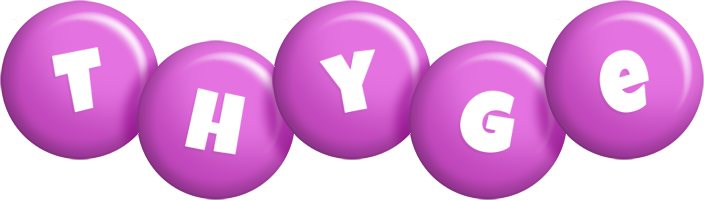 Thyge candy-purple logo