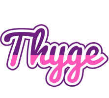 Thyge cheerful logo