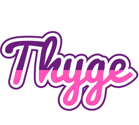 Thyge cheerful logo