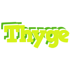 Thyge citrus logo