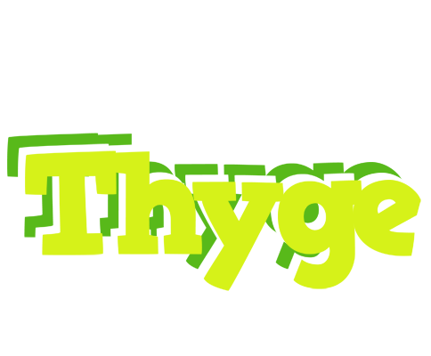 Thyge citrus logo