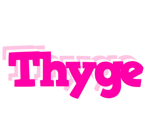 Thyge dancing logo