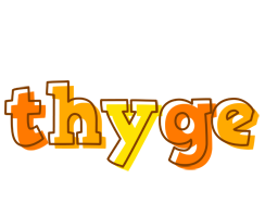 Thyge desert logo