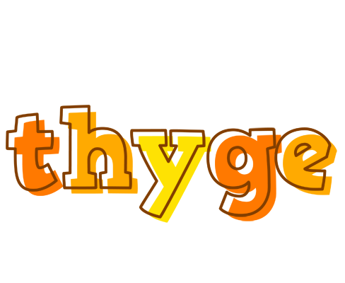 Thyge desert logo