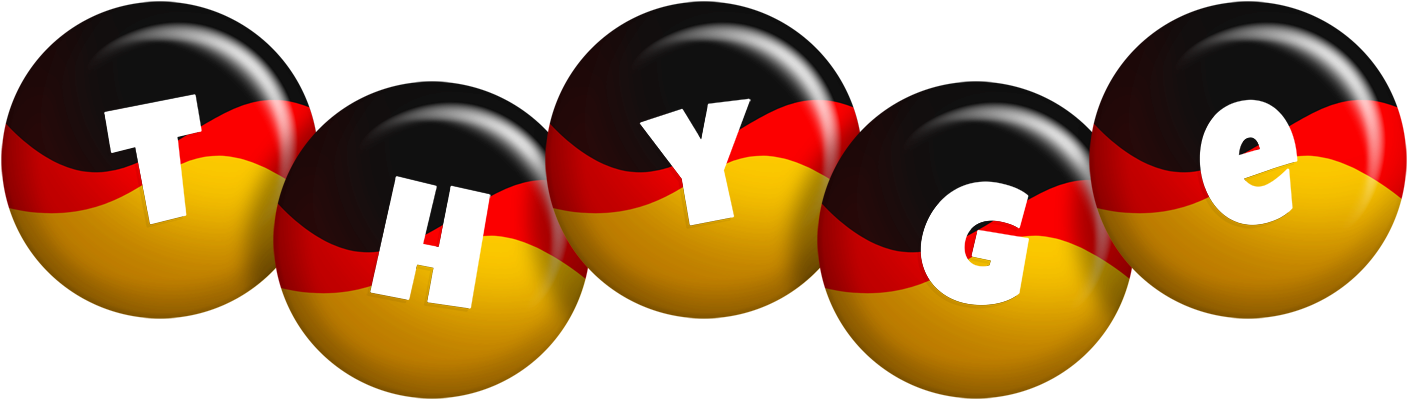 Thyge german logo