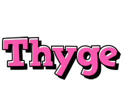 Thyge girlish logo