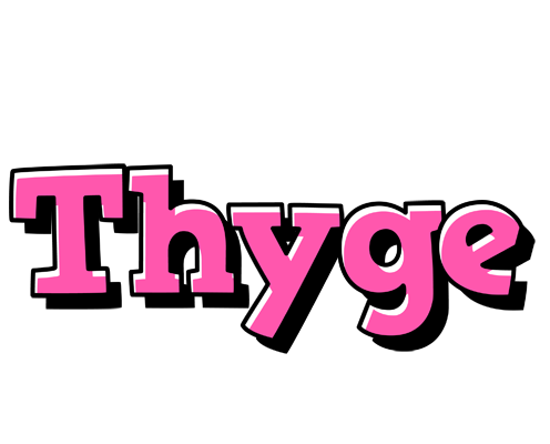 Thyge girlish logo