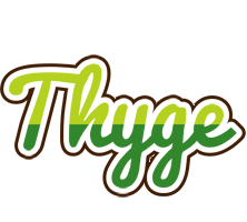 Thyge golfing logo