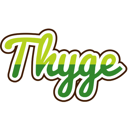 Thyge golfing logo