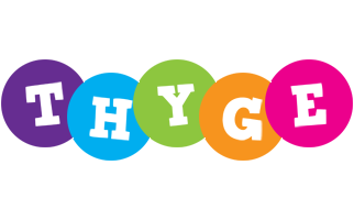 Thyge happy logo