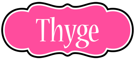 Thyge invitation logo