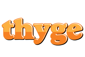 Thyge orange logo