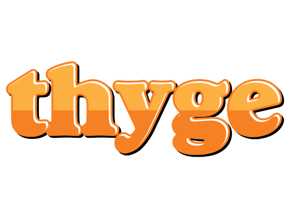 Thyge orange logo