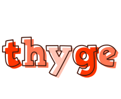 Thyge paint logo