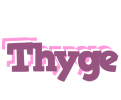 Thyge relaxing logo