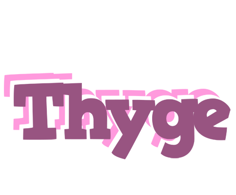 Thyge relaxing logo